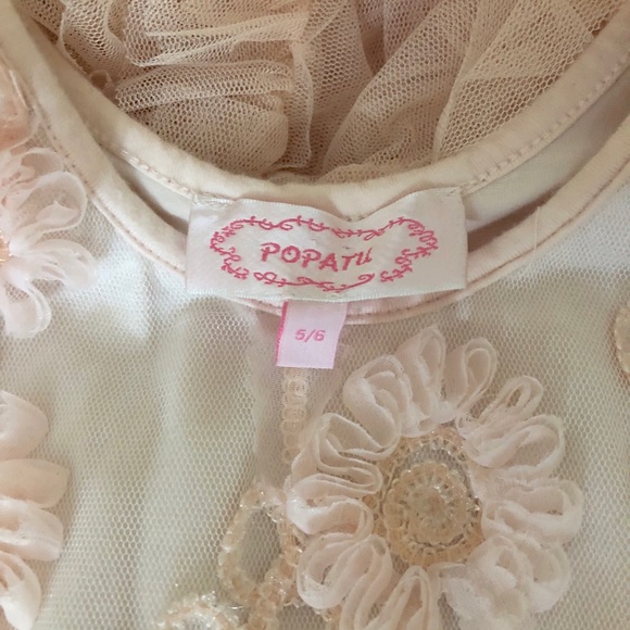 Pretty Popatu dress for toddler girl Size 5/6 - Picture 3 of 5